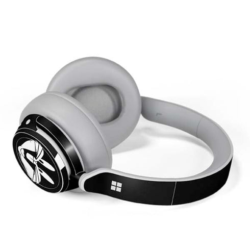 Looney Tunes Bugs Bunny Plain Black and White Surface Headphones Skin